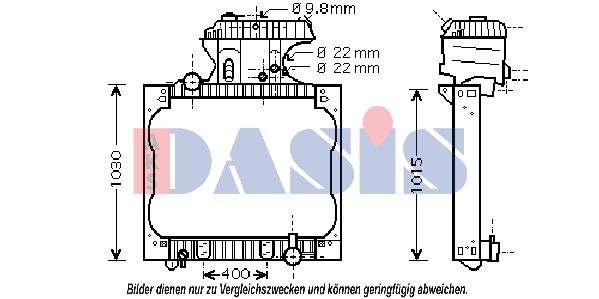 AKS DASIS Radiators, Motora dzesēšanas sistēma 261910N